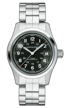orologio hamilton khaki field acciaio h70455133