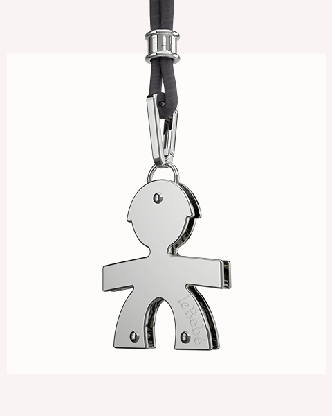 ciondolo le bebe i cuccioli maschietto oro bianco lbb 006