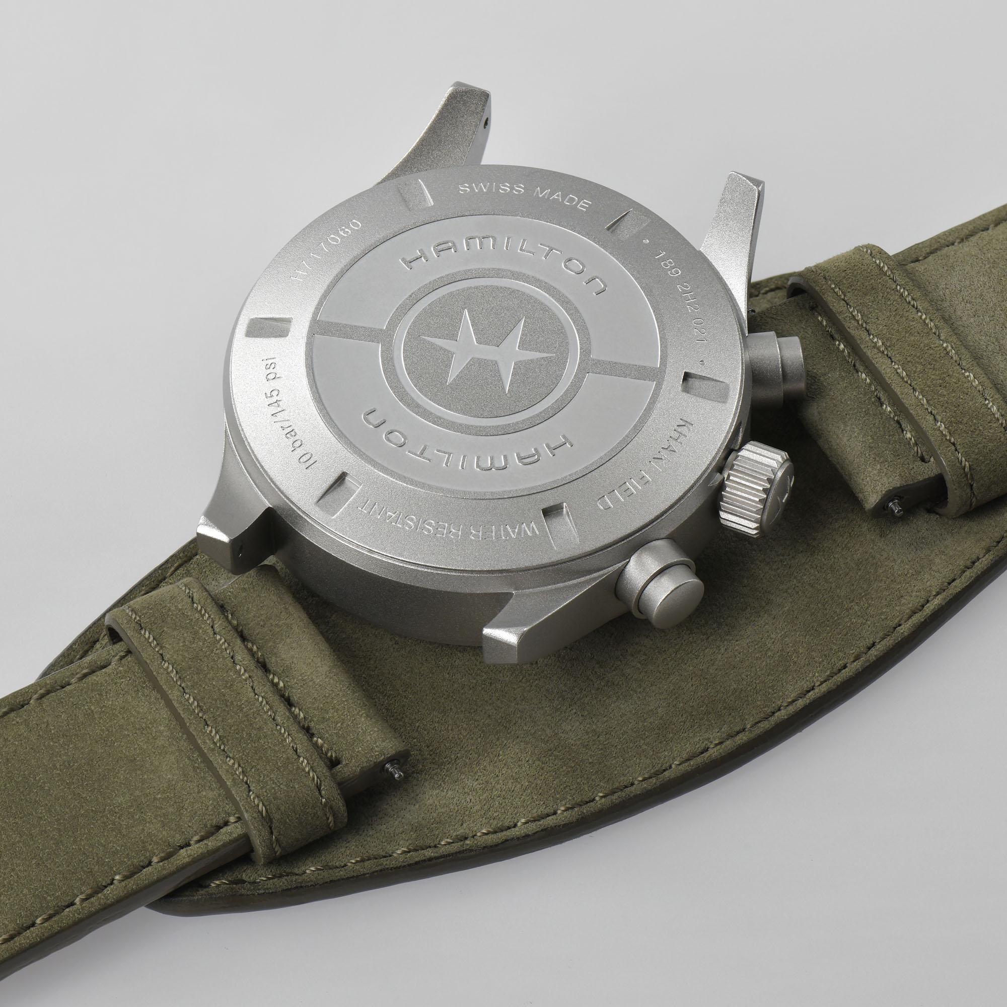 hamilton - khaki field auto chrono
