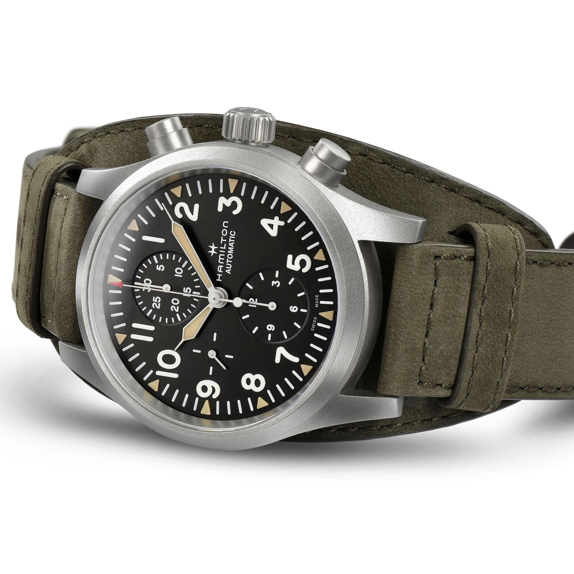 hamilton - khaki field auto chrono