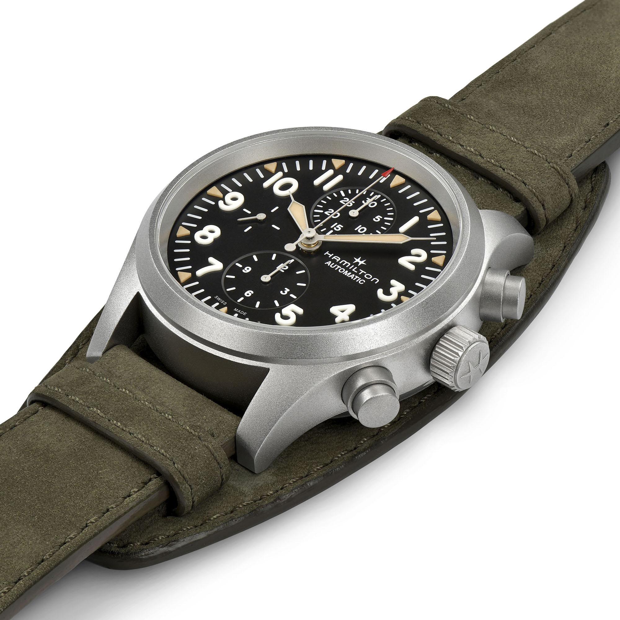 hamilton - khaki field auto chrono