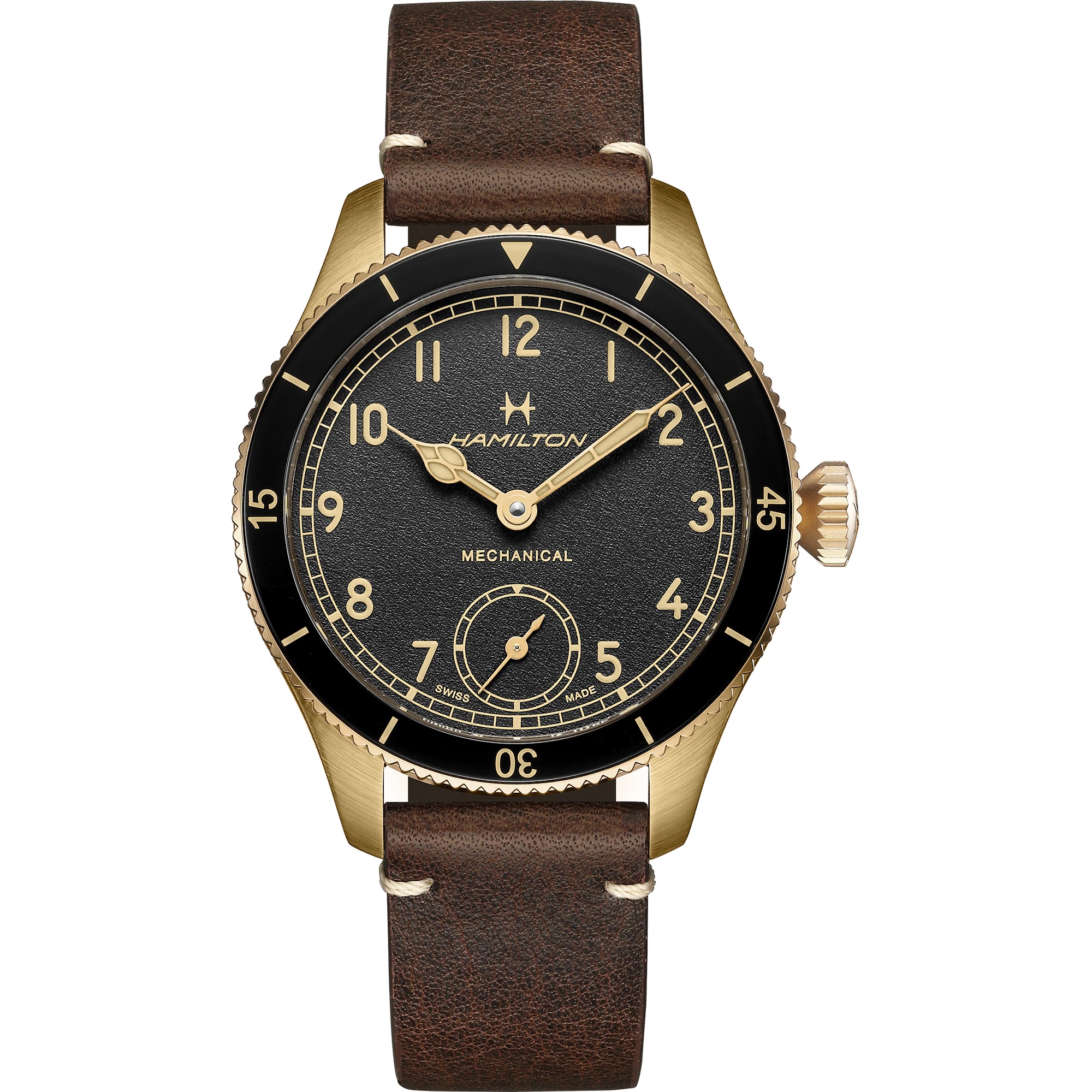 hamilton - khaki aviation pilot pioneer bronze