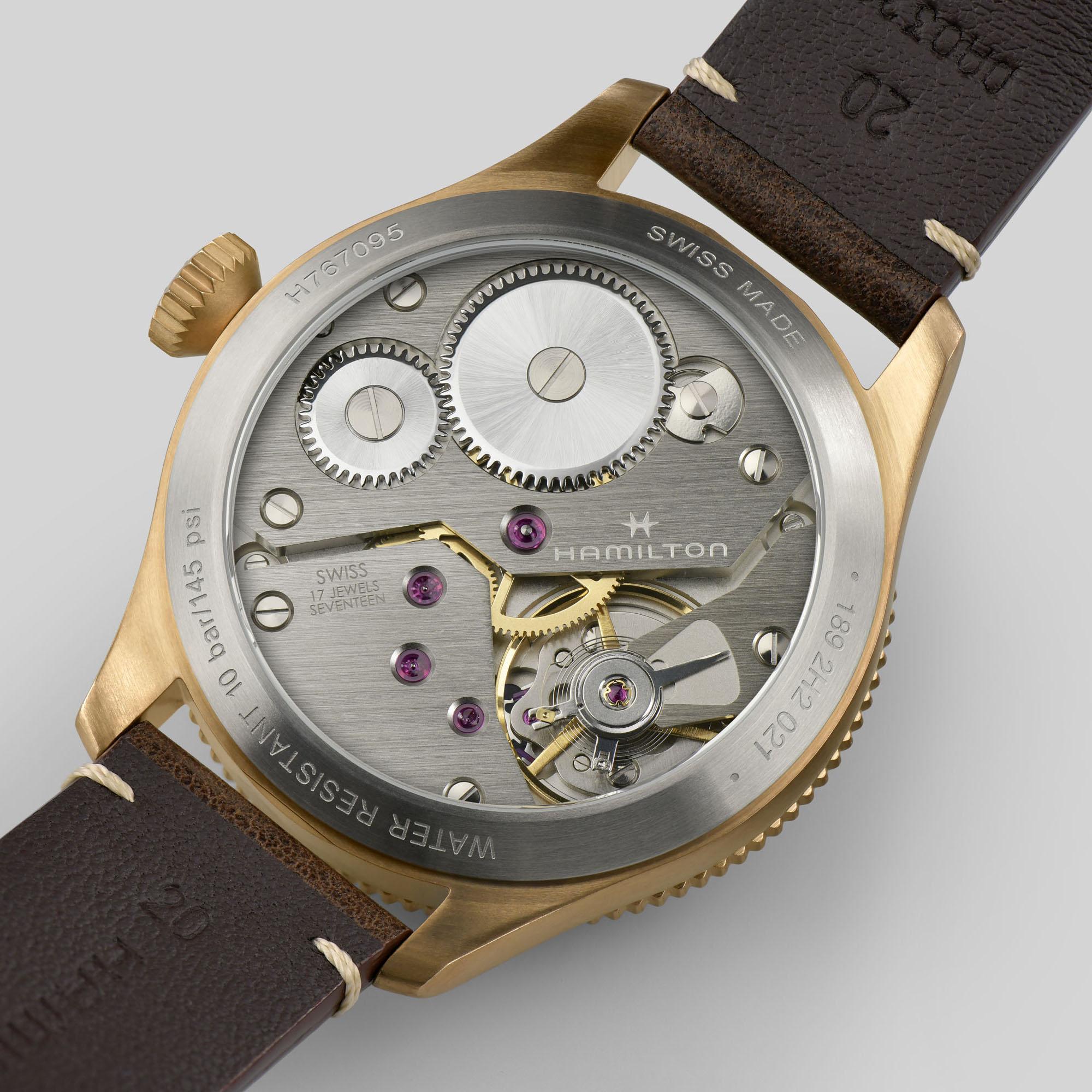 hamilton - khaki aviation pilot pioneer bronze