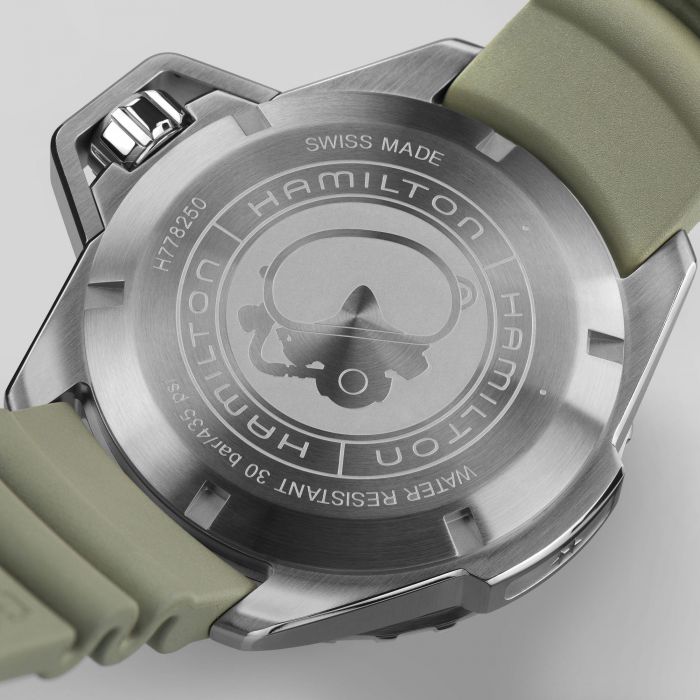 hamilton - khaki navy frogman auto