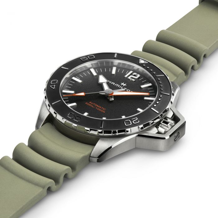 hamilton - khaki navy frogman auto
