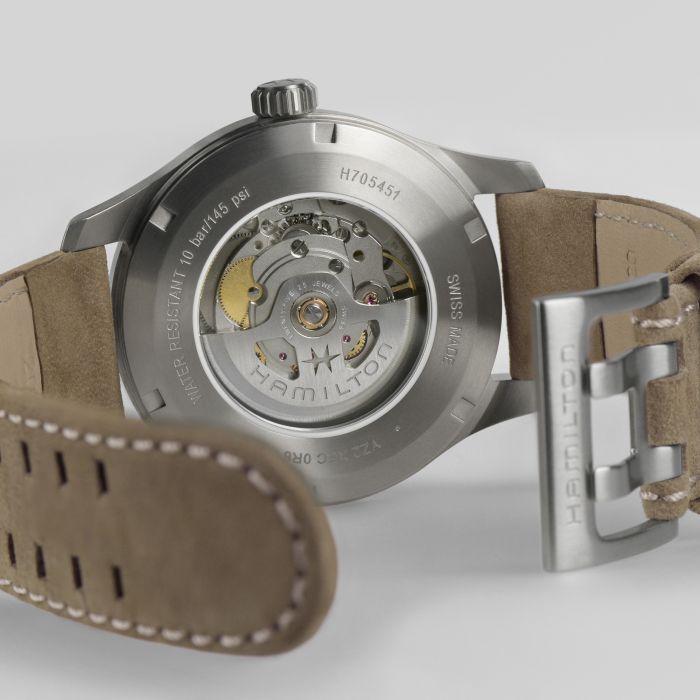 hamilton - khaki field titanium auto