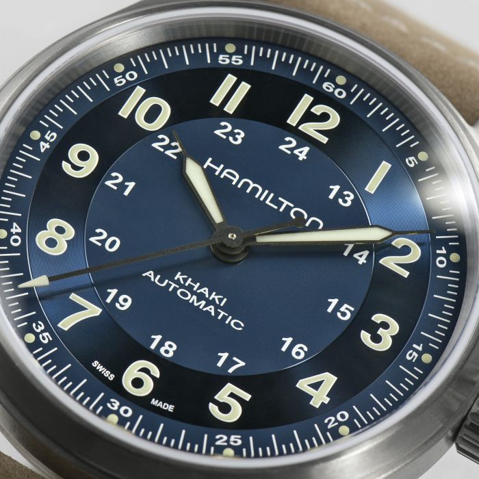 hamilton - khaki field titanium auto