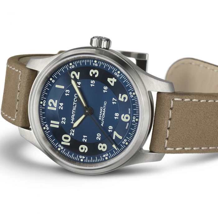 hamilton - khaki field titanium auto