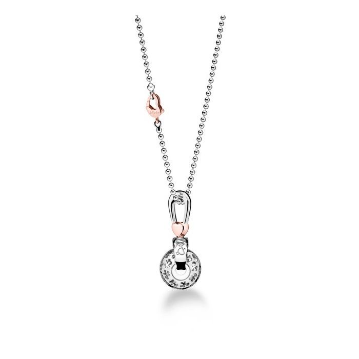 le bebe - i sonaglini ciondolo suonamore argento placcato oro rosa con diamantino