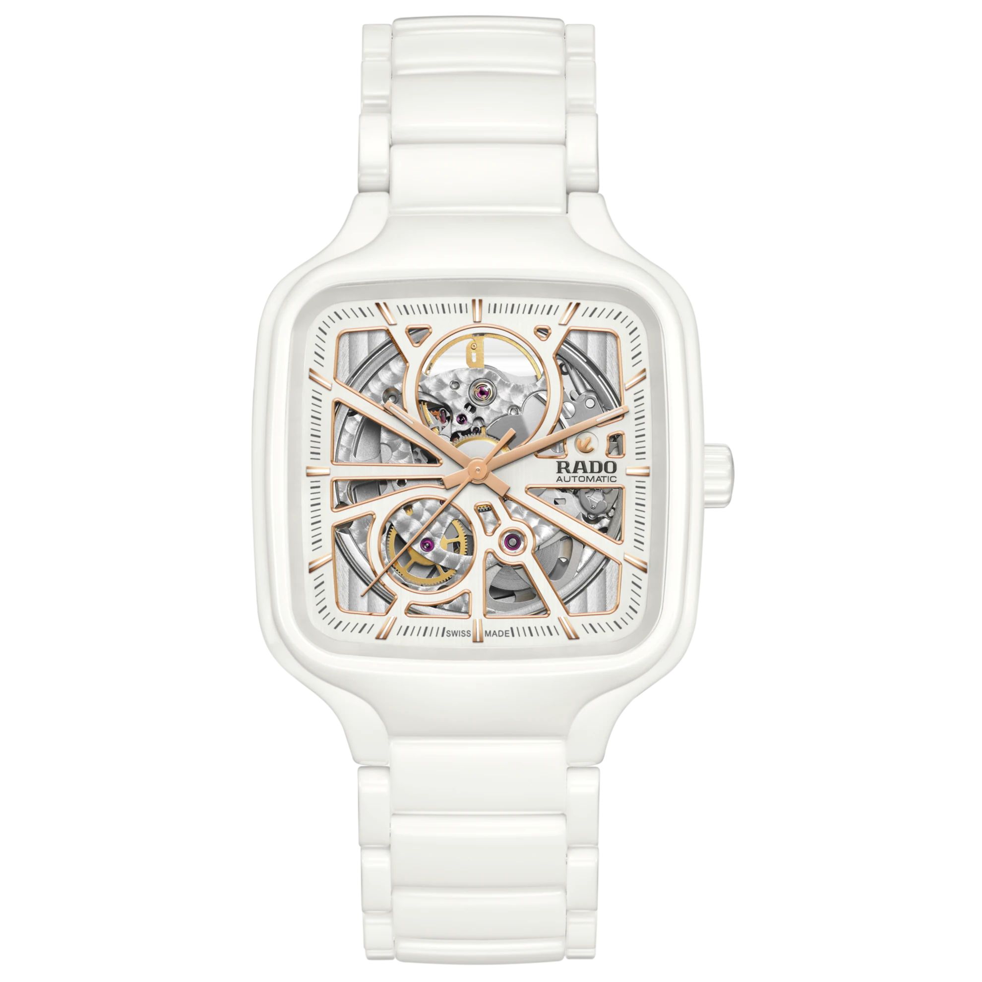 rado - true square automatic open heart
