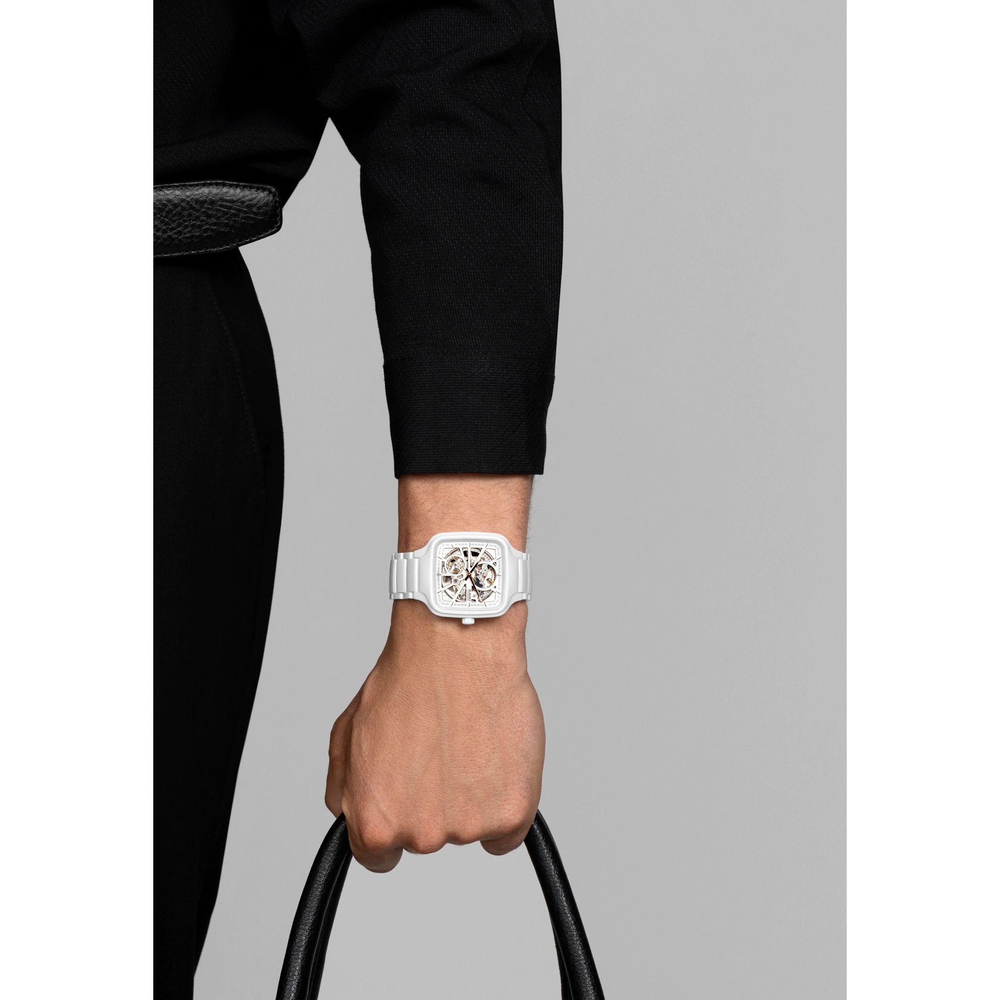 rado - true square automatic open heart
