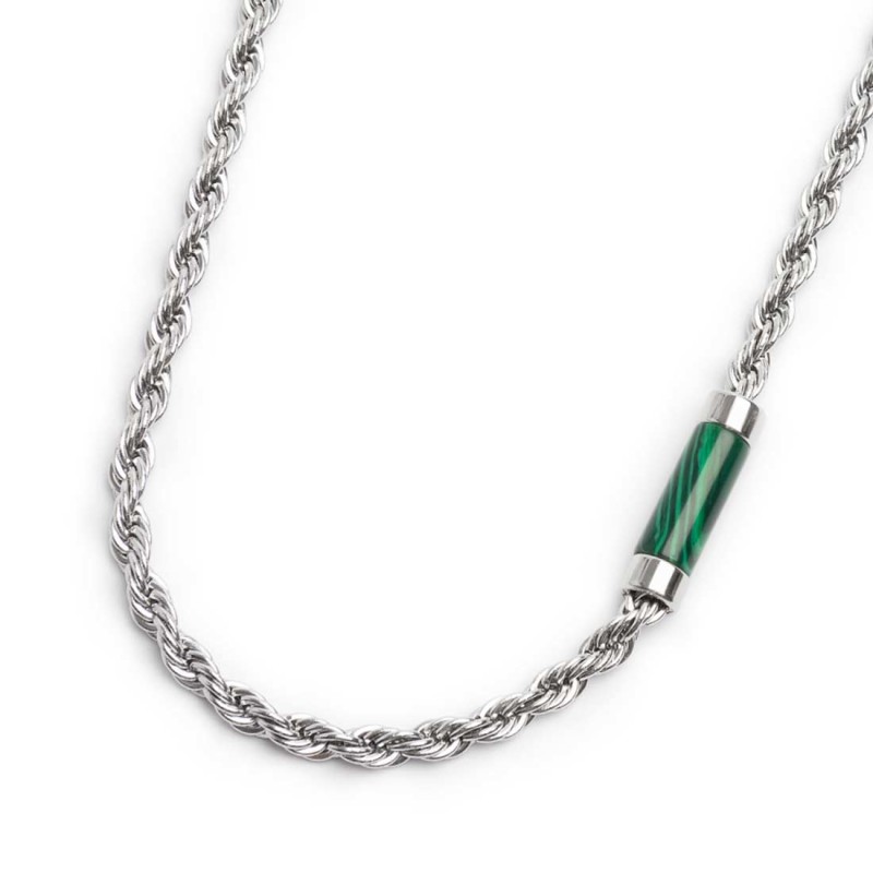 marlu - collana con elemento in pietra: 2