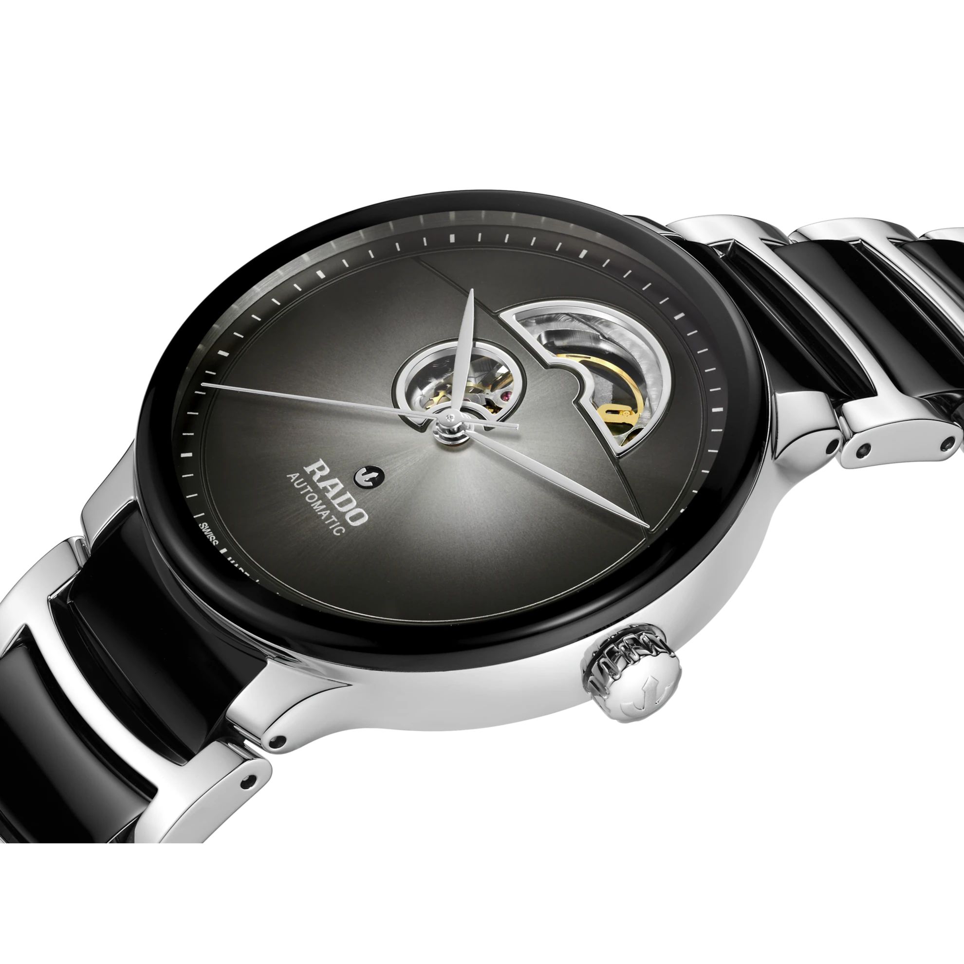 rado centrix automatic open heart