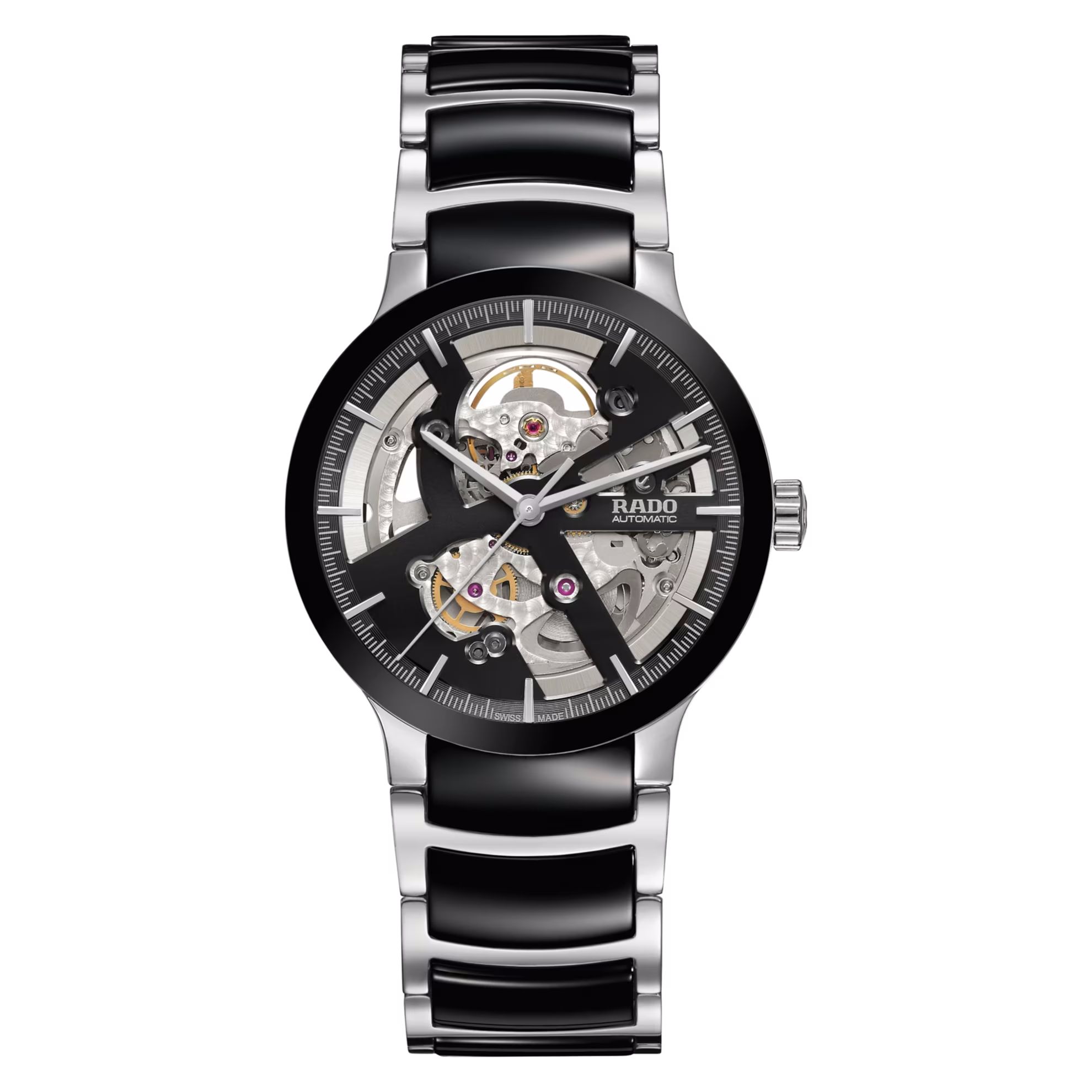 rado centrix automatic open heart