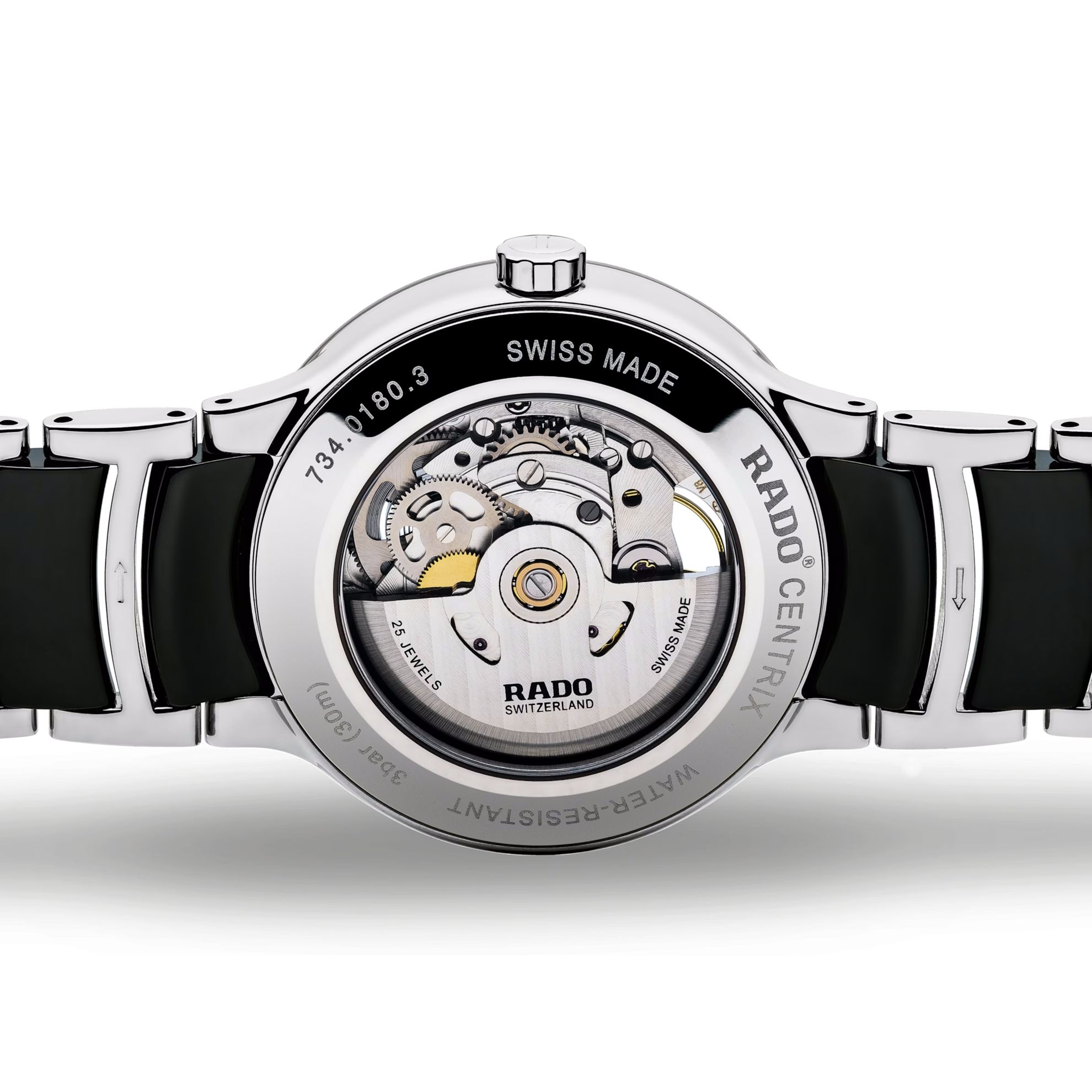 rado centrix automatic open heart