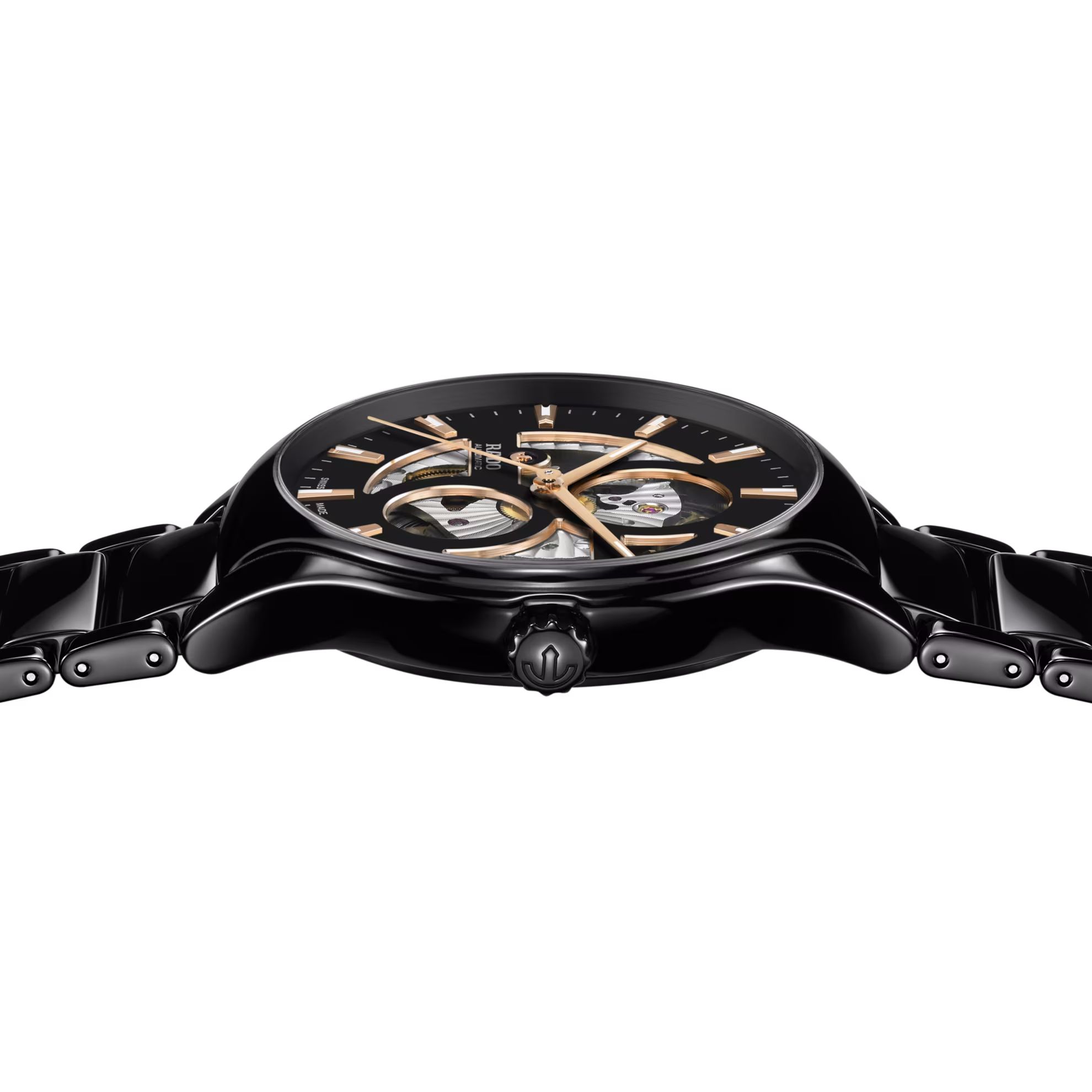 rado true round automatic open heart