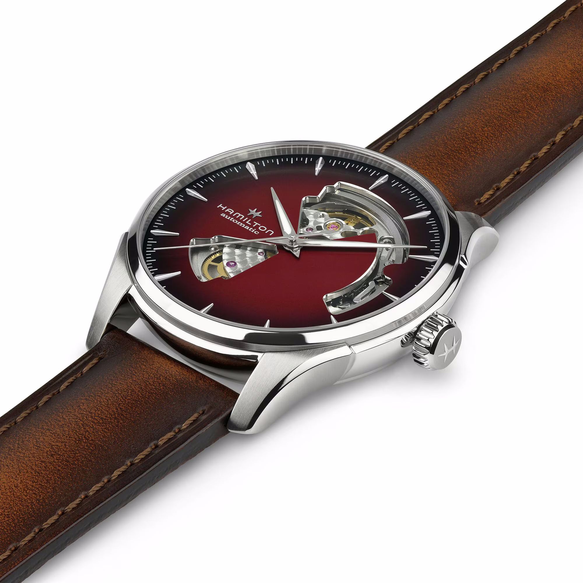 hamilton jazzmaster open heart auto