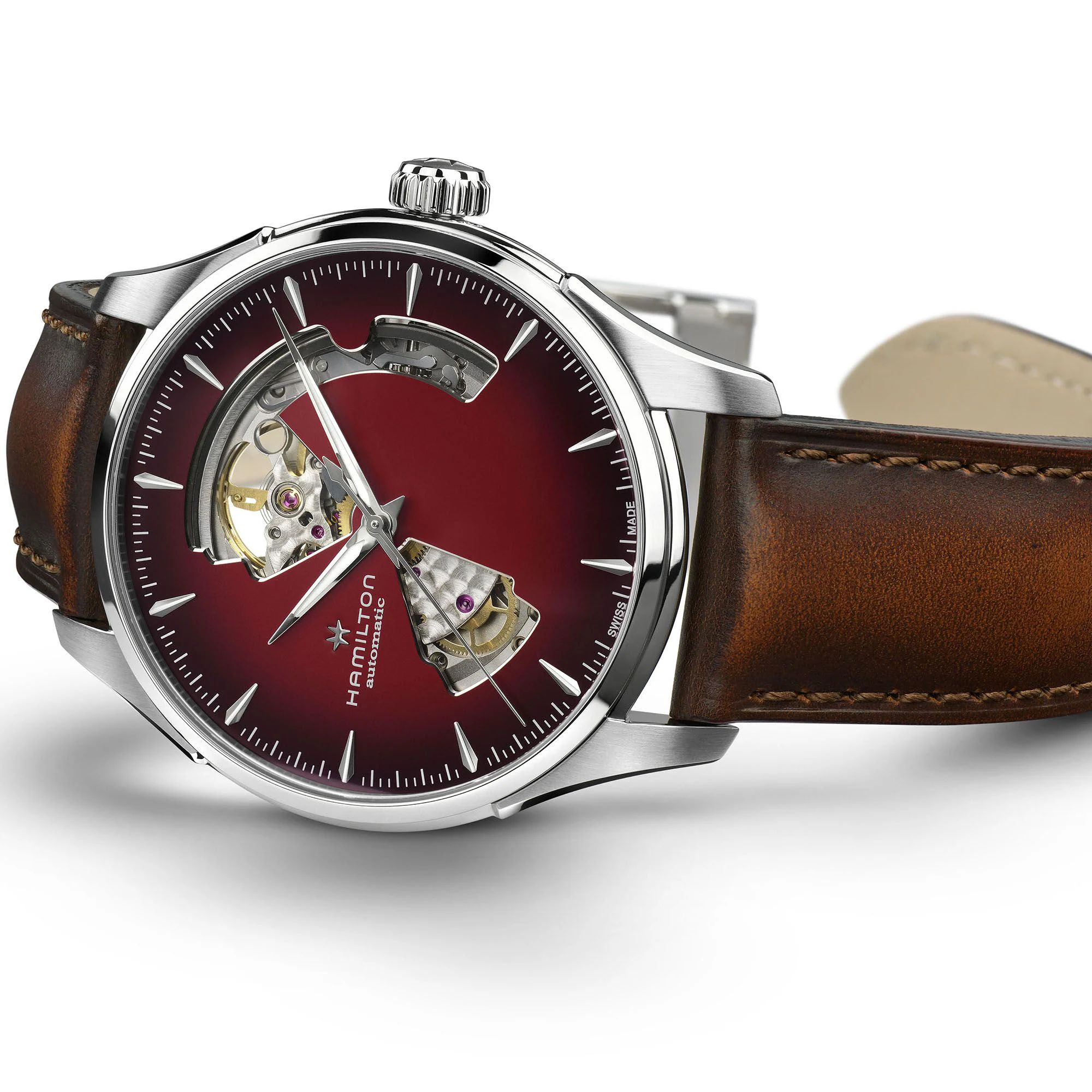 hamilton jazzmaster open heart auto