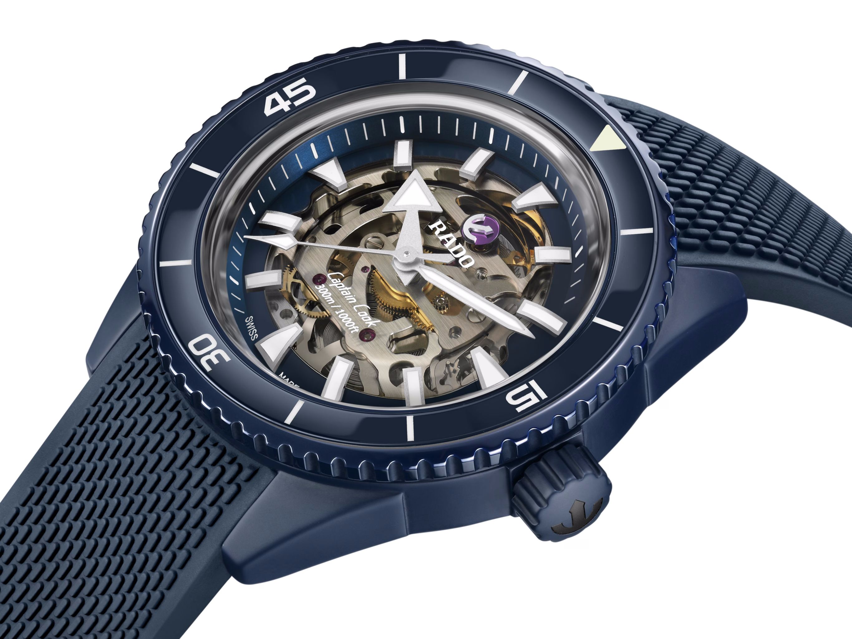 rado captain cook high-tech ceramic skeleton