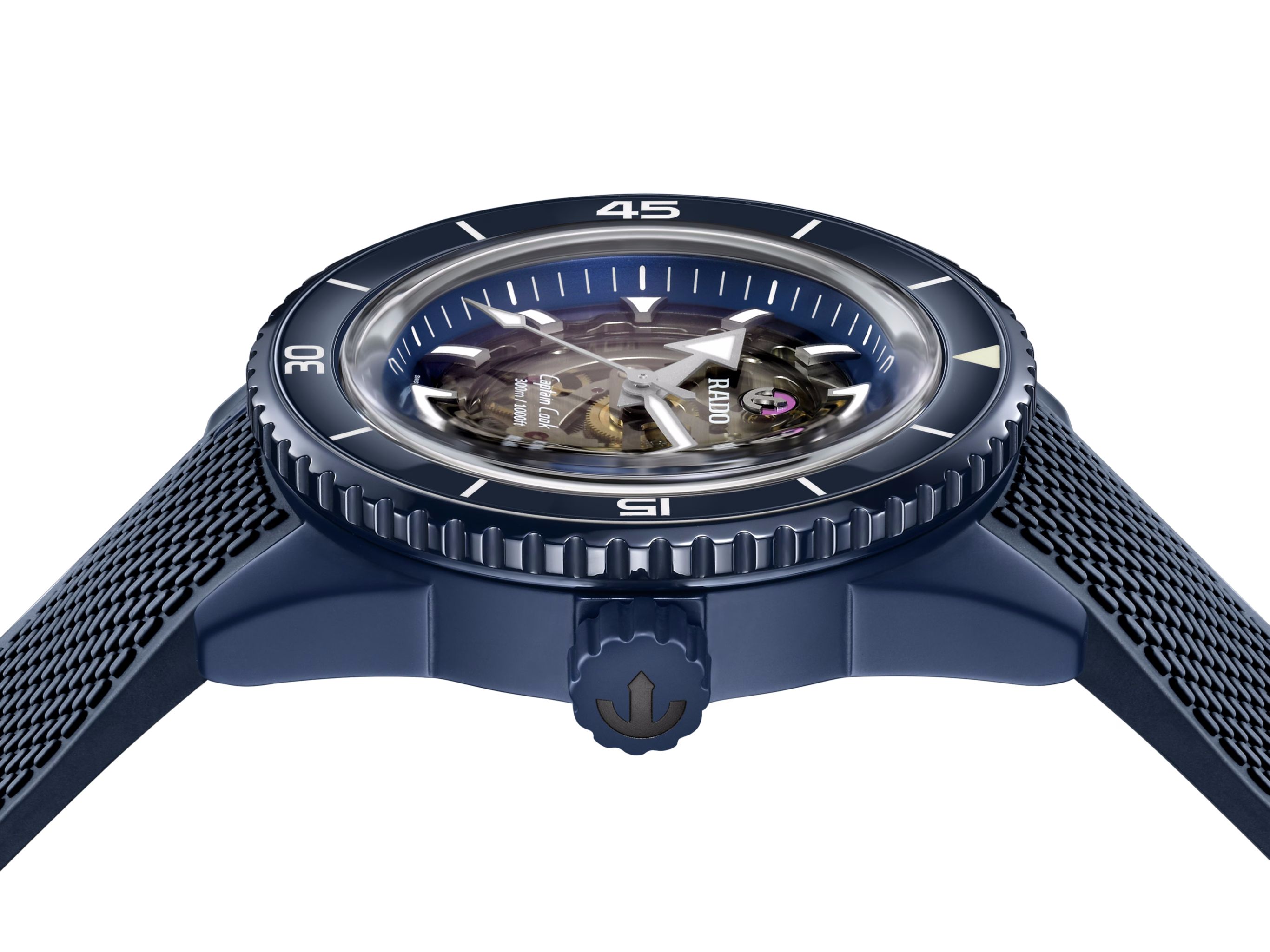rado captain cook high-tech ceramic skeleton