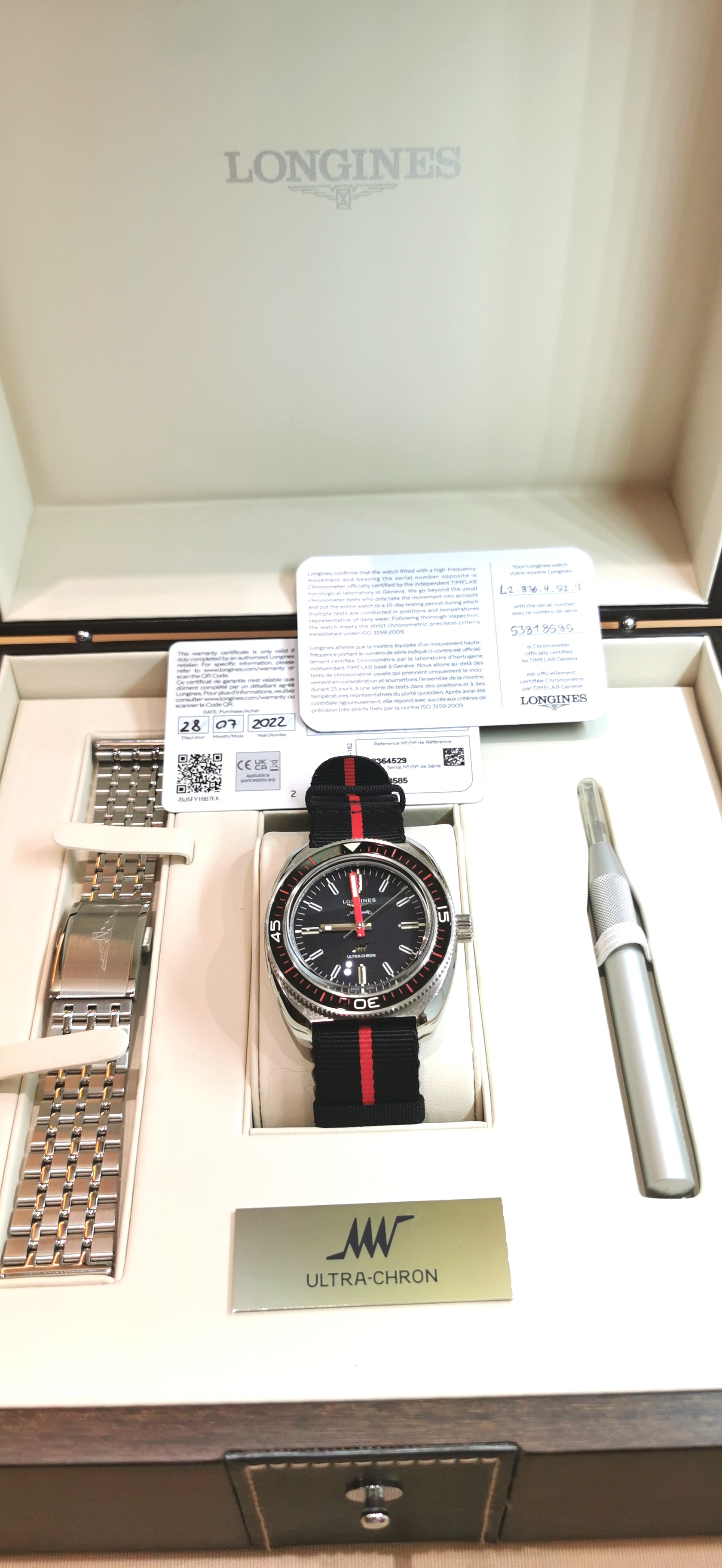 longines ultra-chron box edition: 5