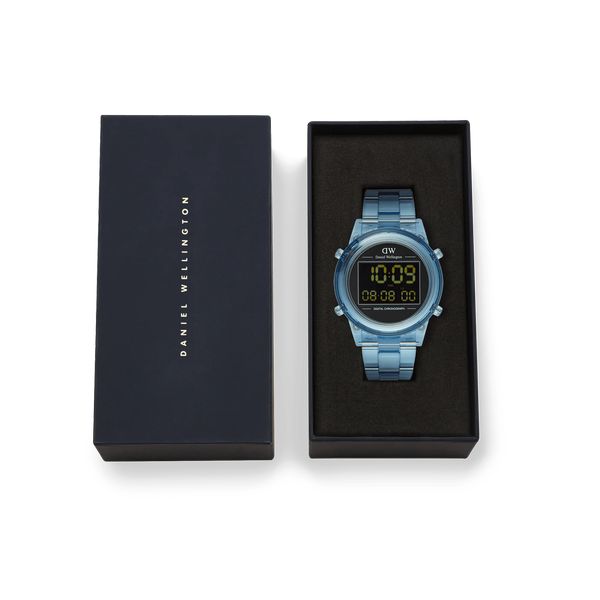 daniel wellington - retro digital light blue: 4