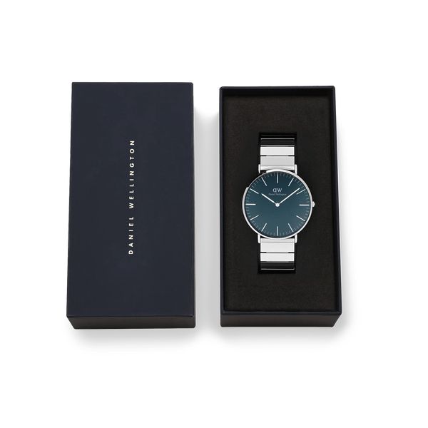 daniel wellington - classic piano link arctic silver: 5