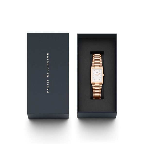 daniel wellington - bound 3-link rose gold