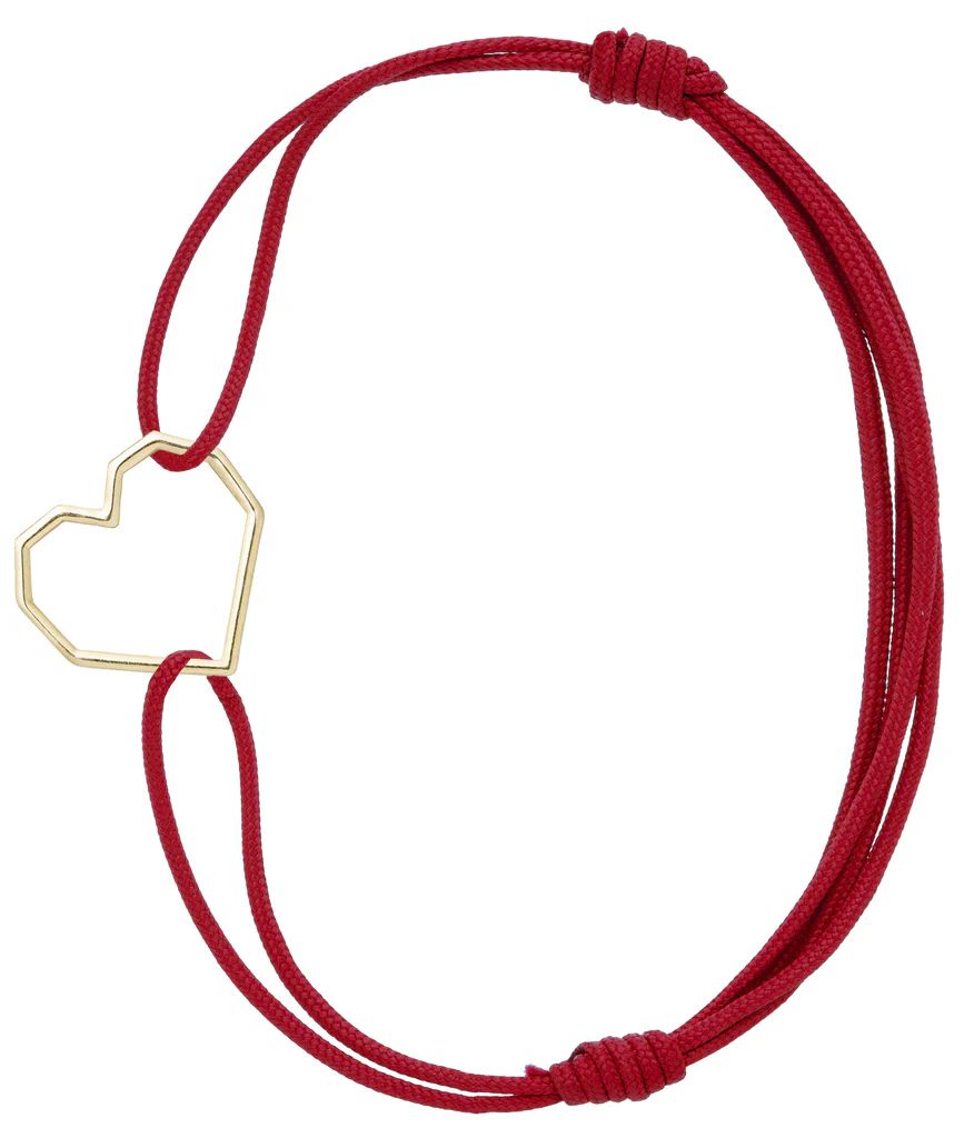 corazon bracciale corda: 3