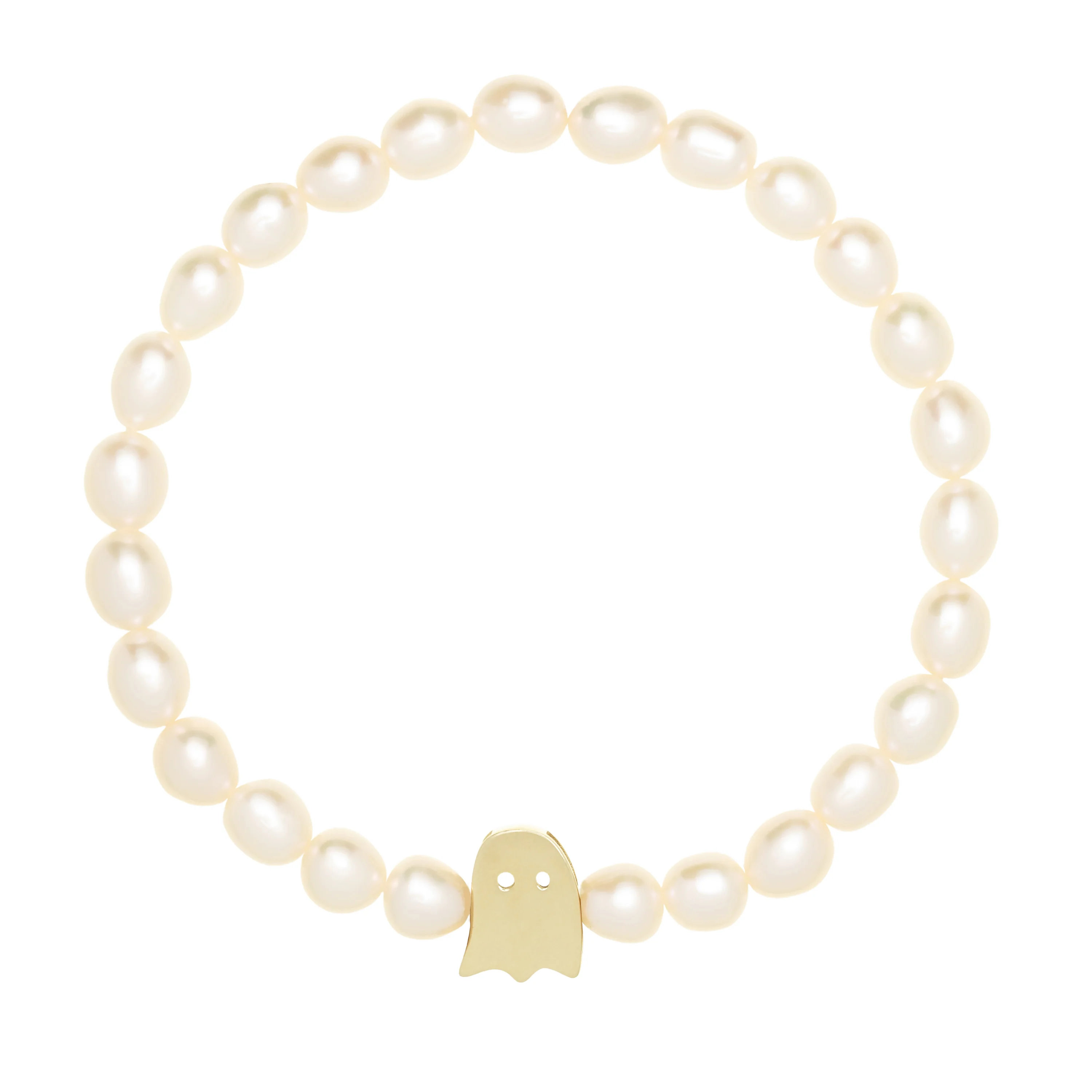bracciale bold perla ovale fantasma