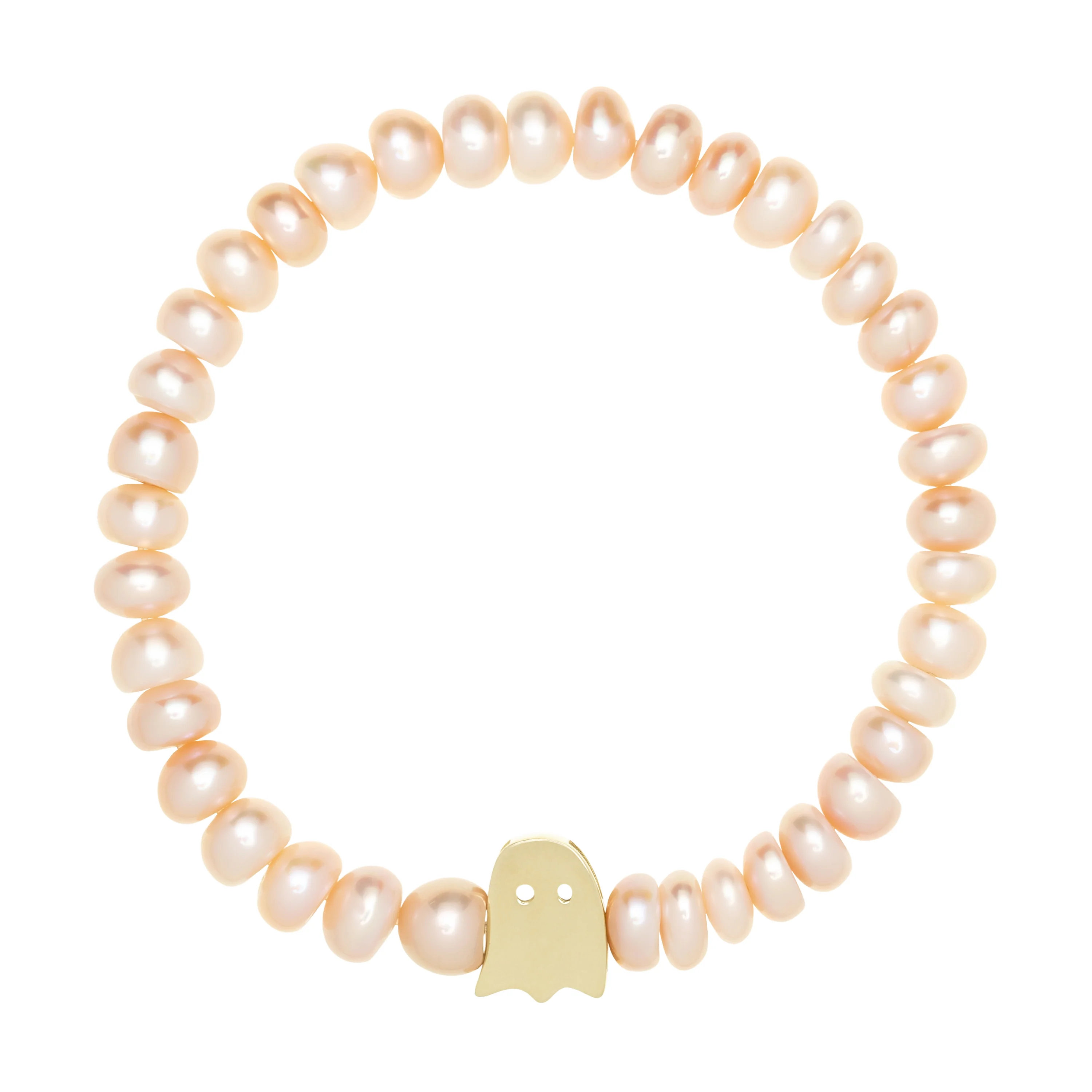 bracciale bold perla rosa fantasma