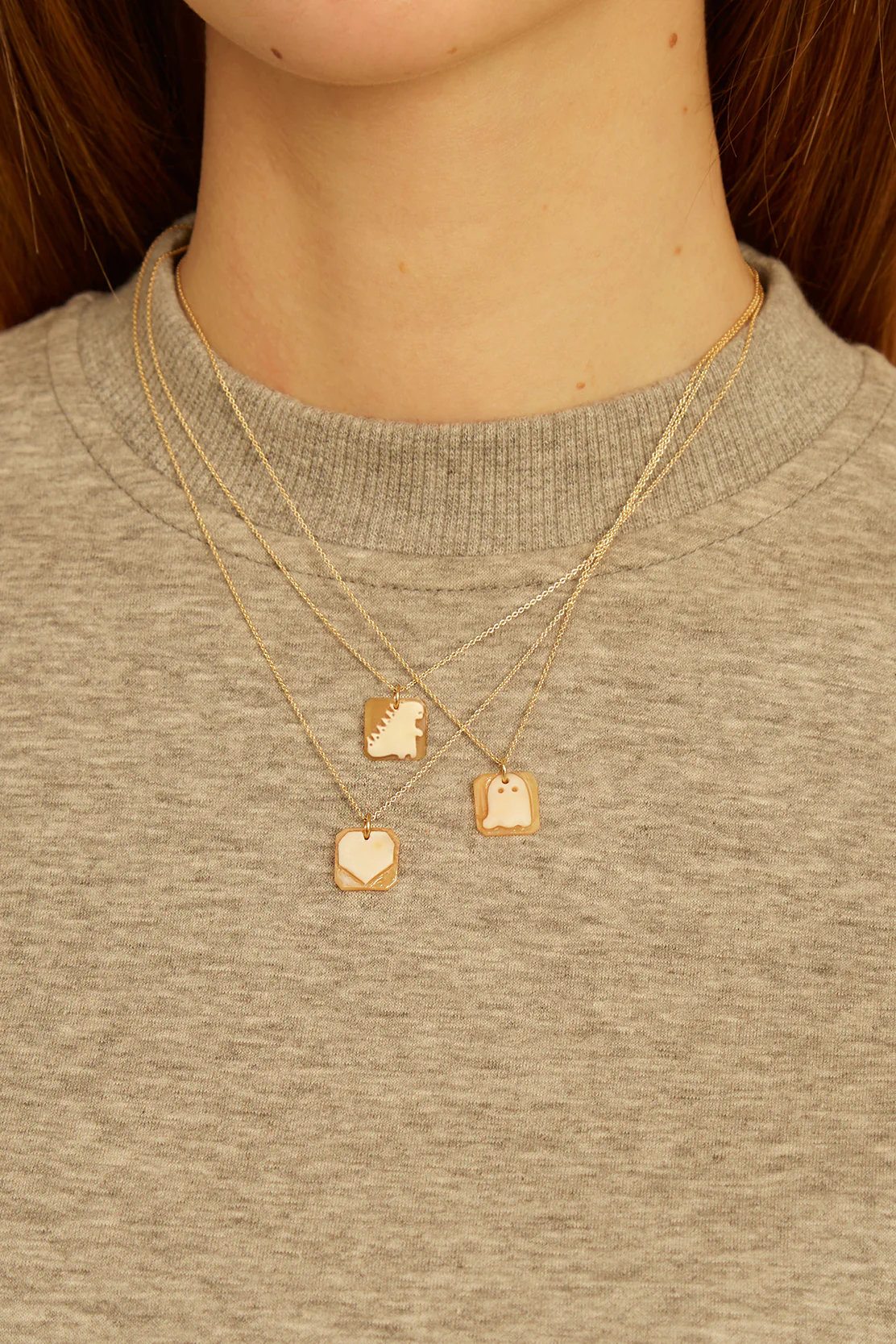 mini cameo fantasma collana