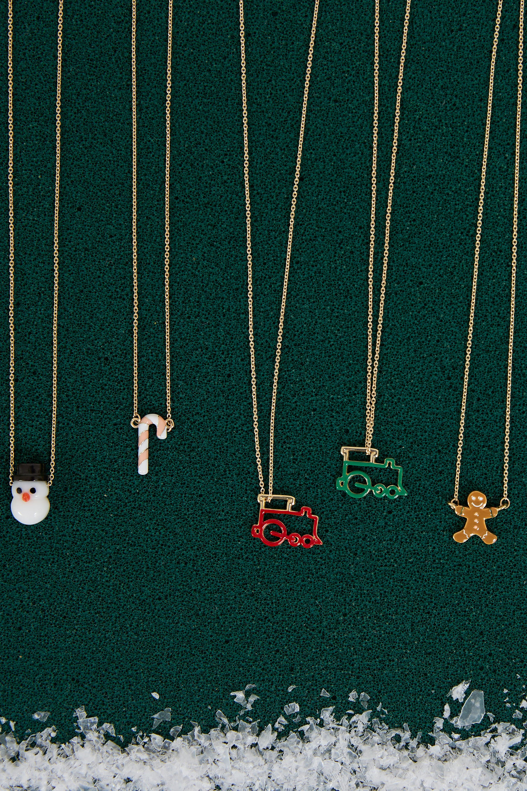 snowman corallo bianco collana