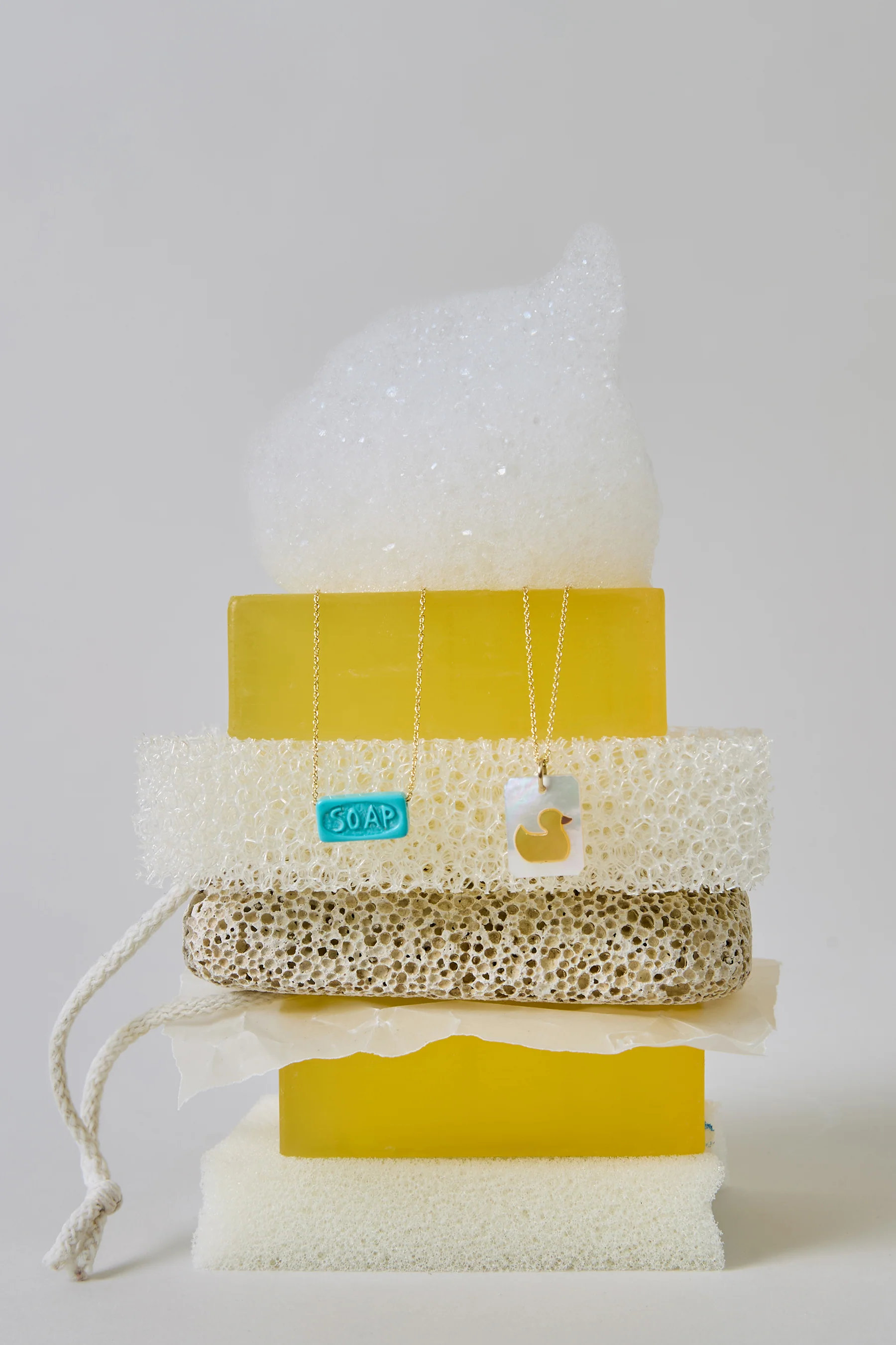 soap turchese collana