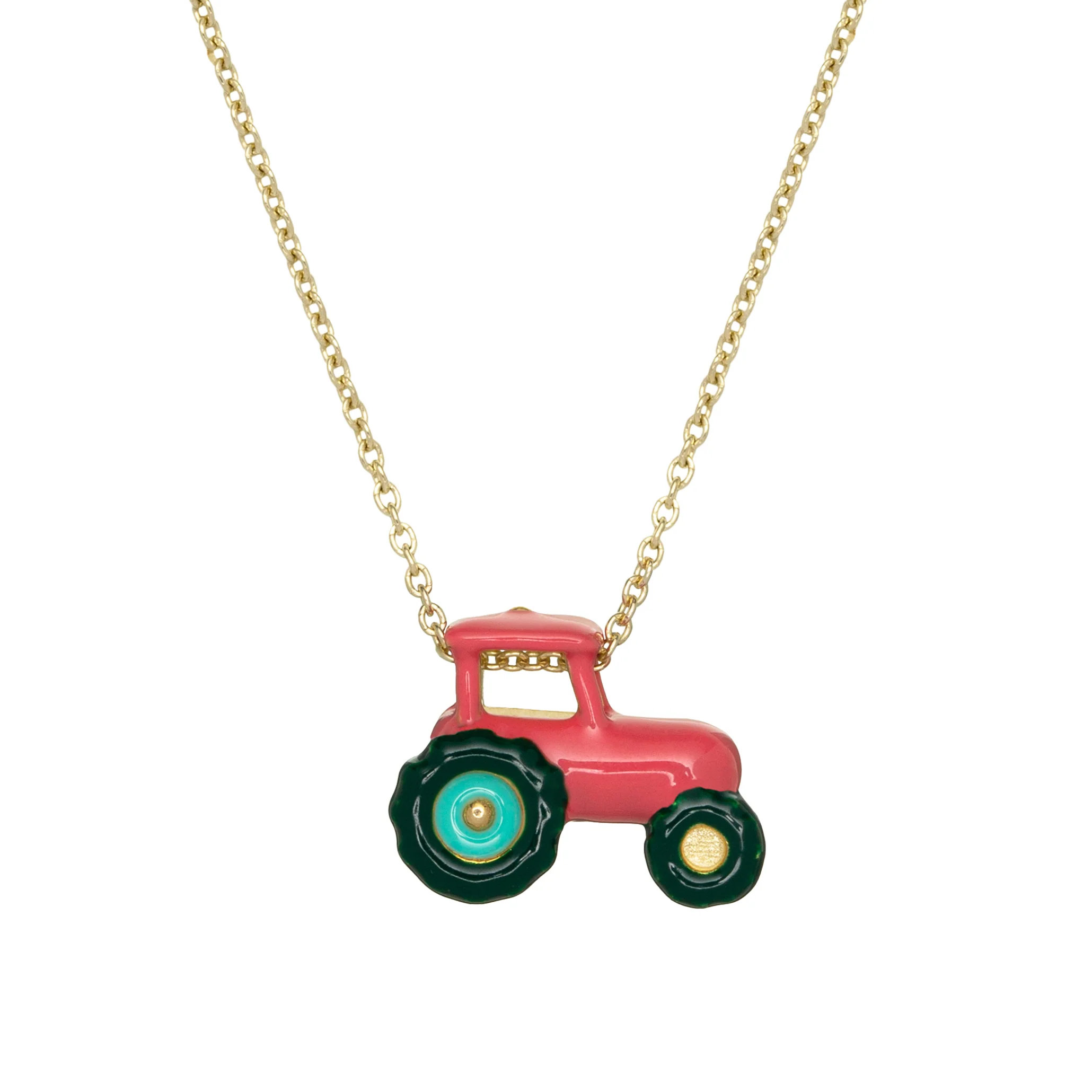 tractor rosa collana