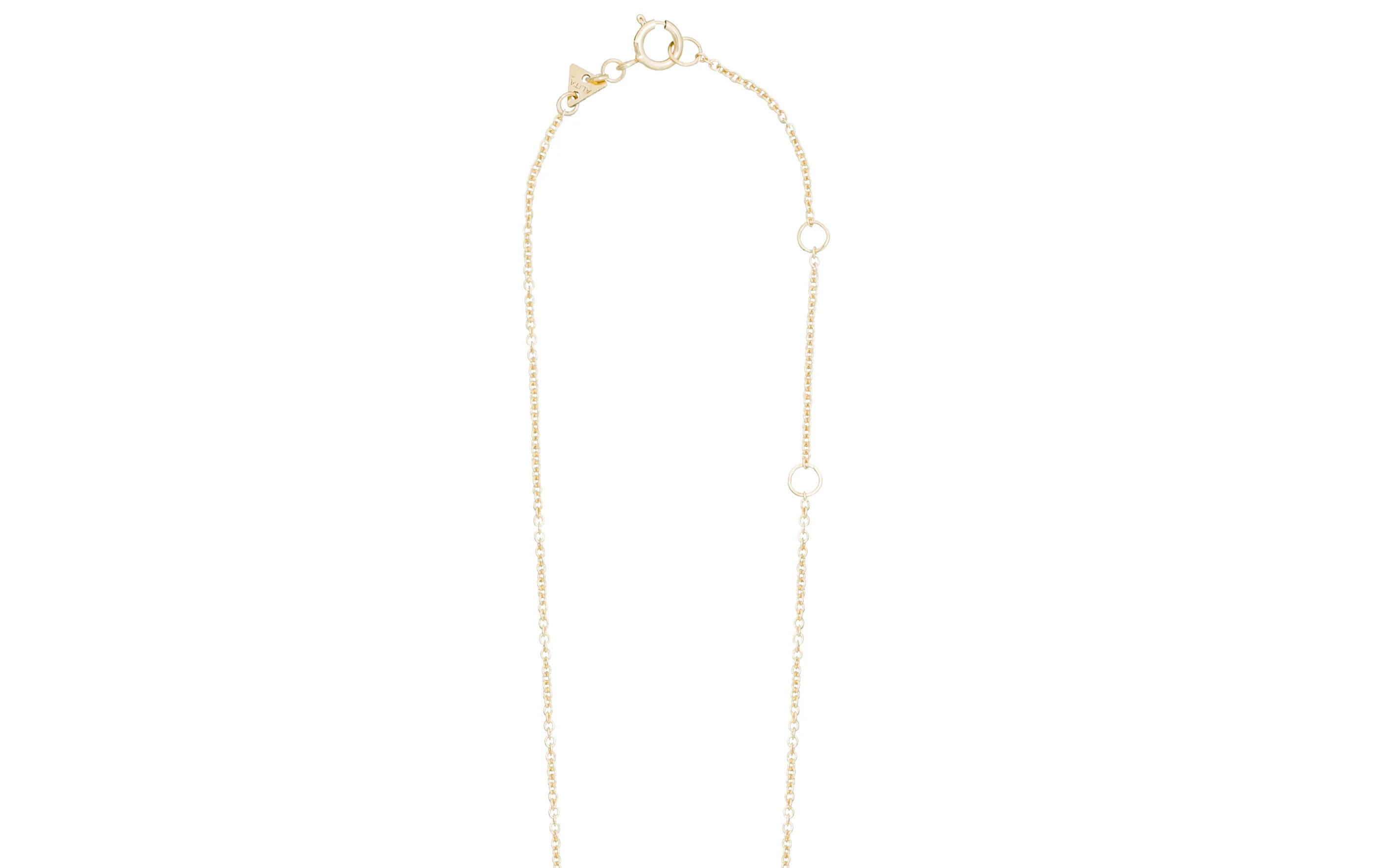 astronauta rosa perle collana