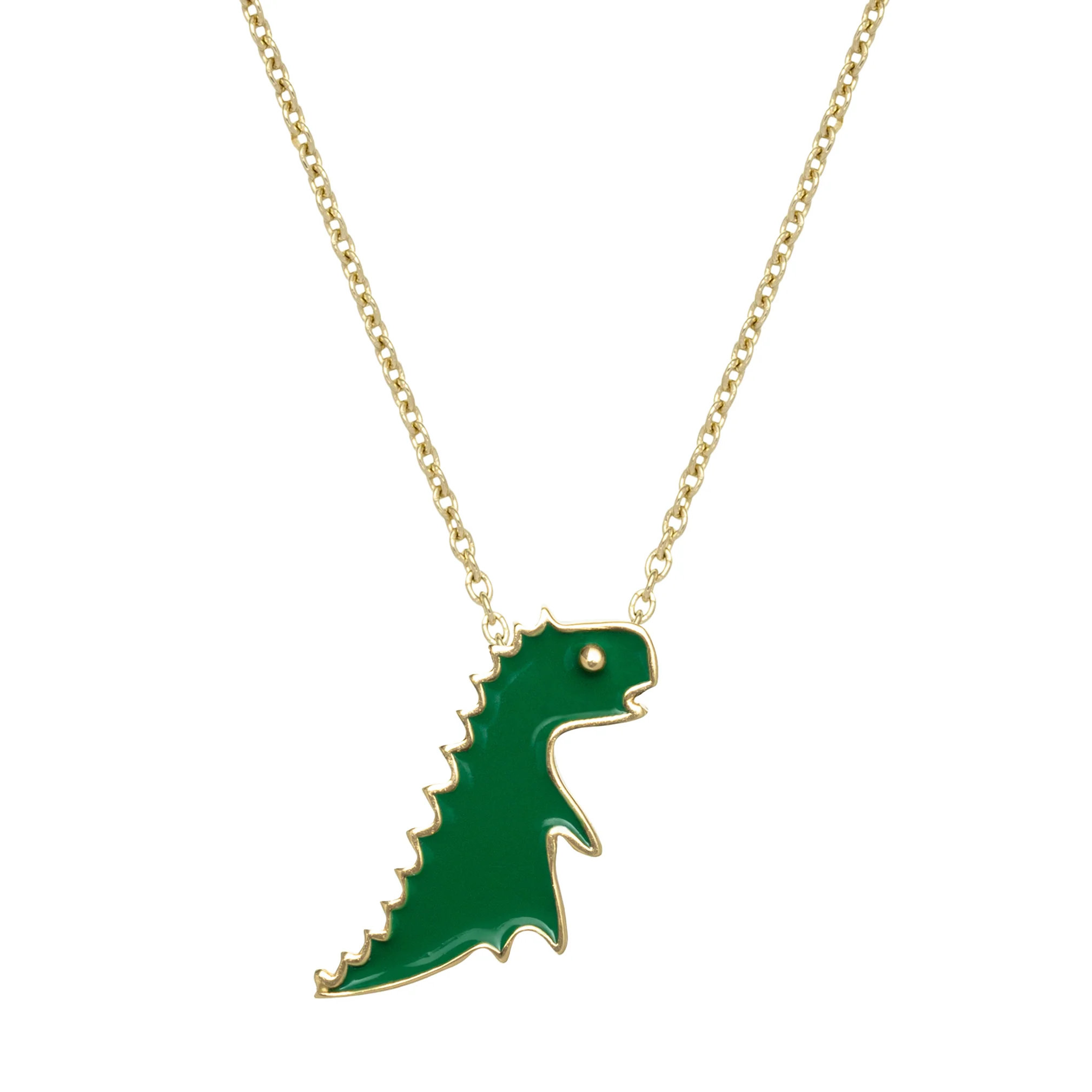 dino bold verde collana