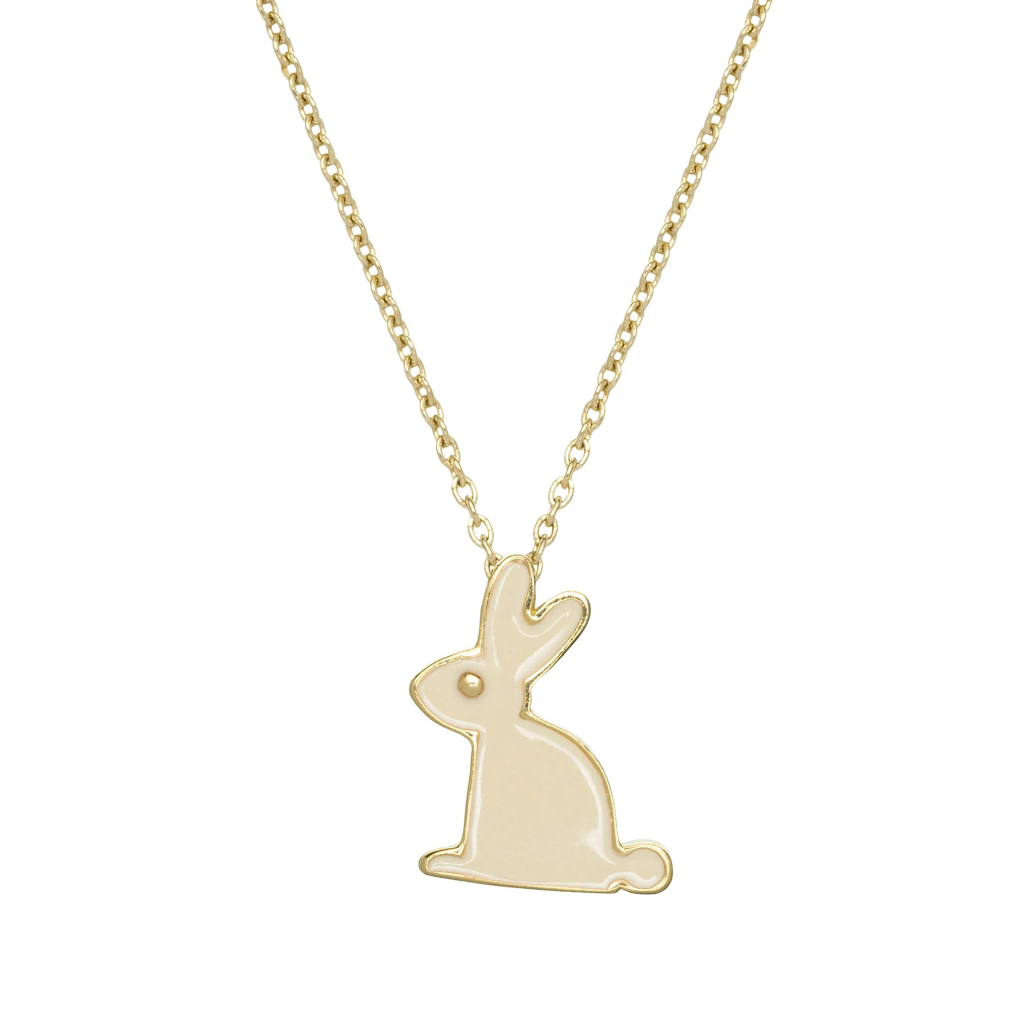 conejito bold bianco collana