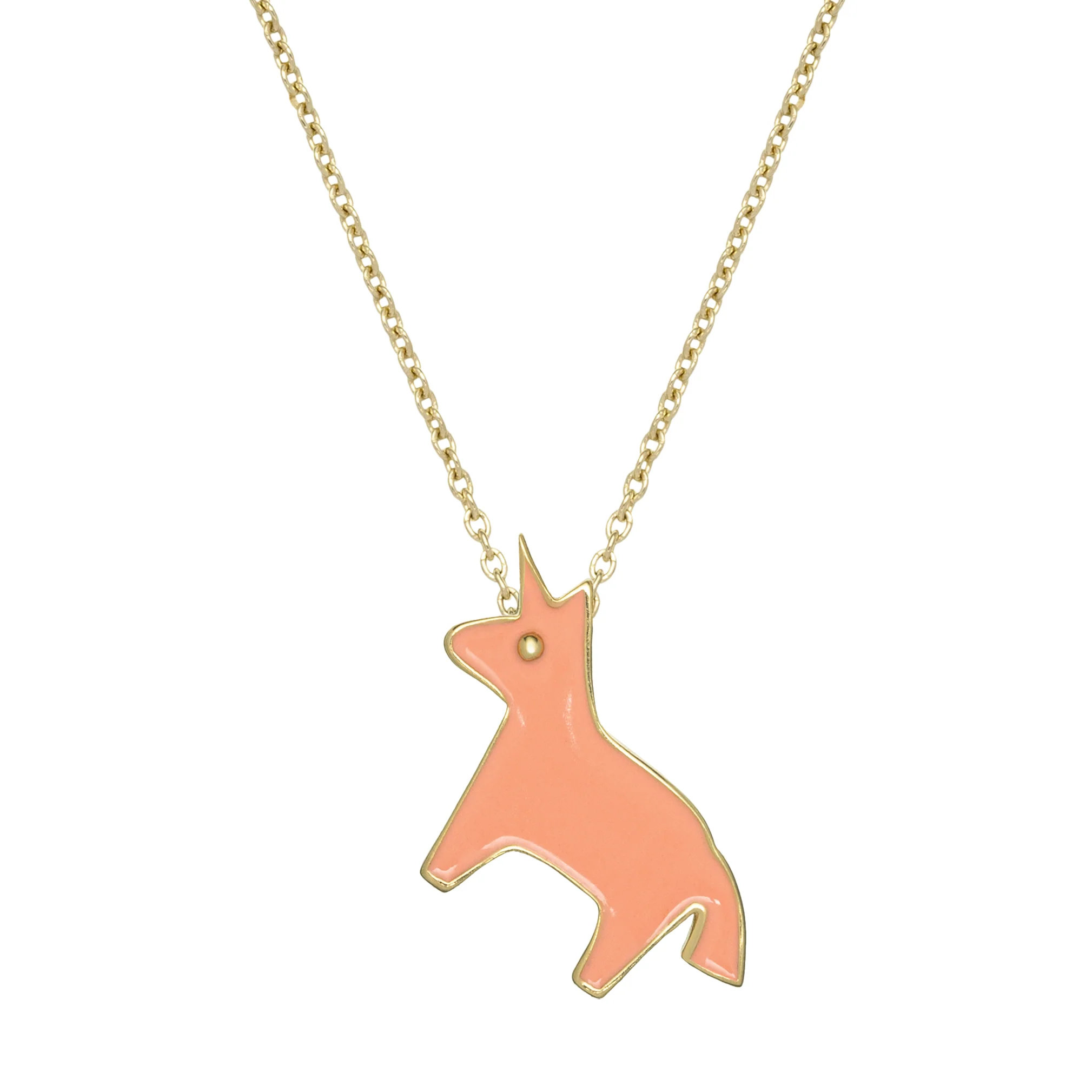 unicornio bold rosa collana