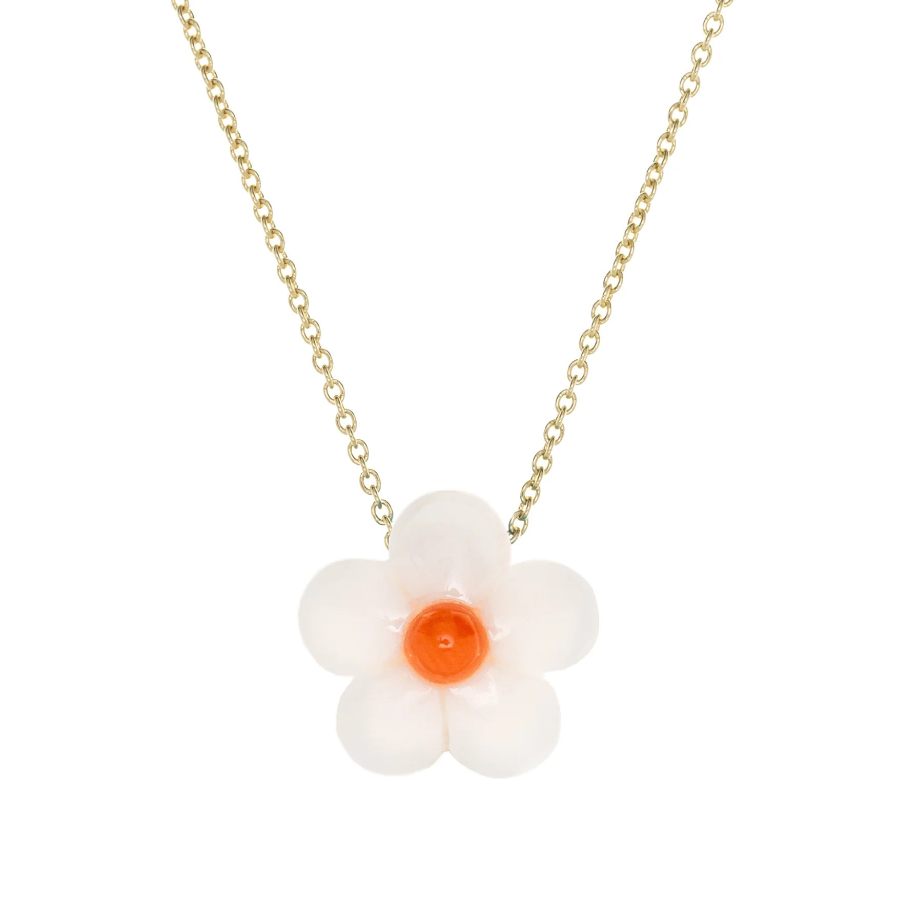 daisy bianco collana