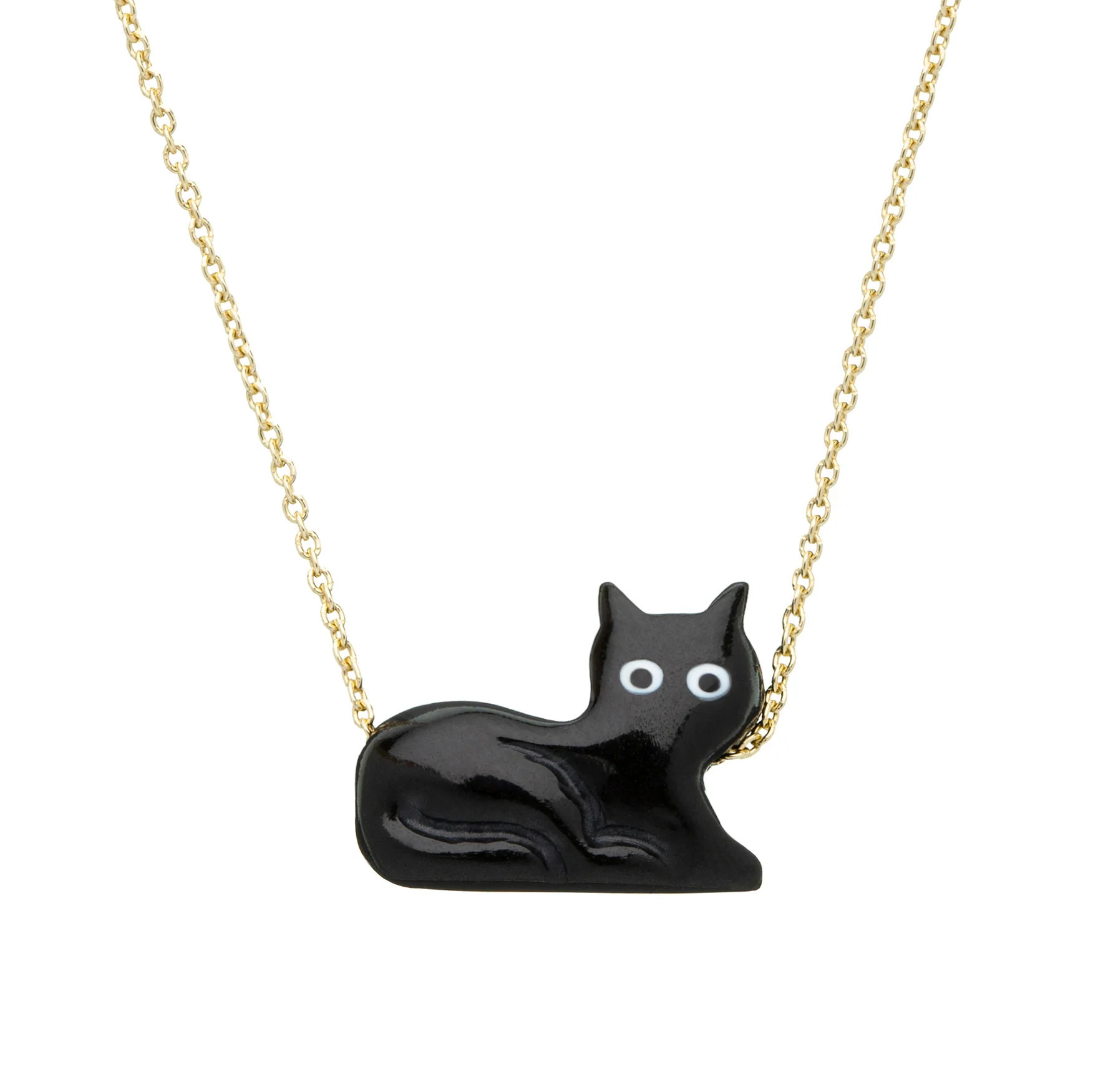 black cat collana