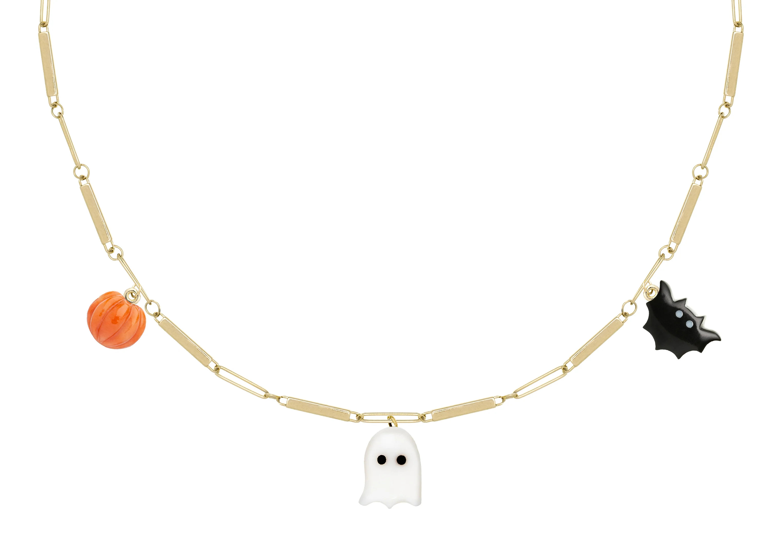 deco tubitos halloween collana