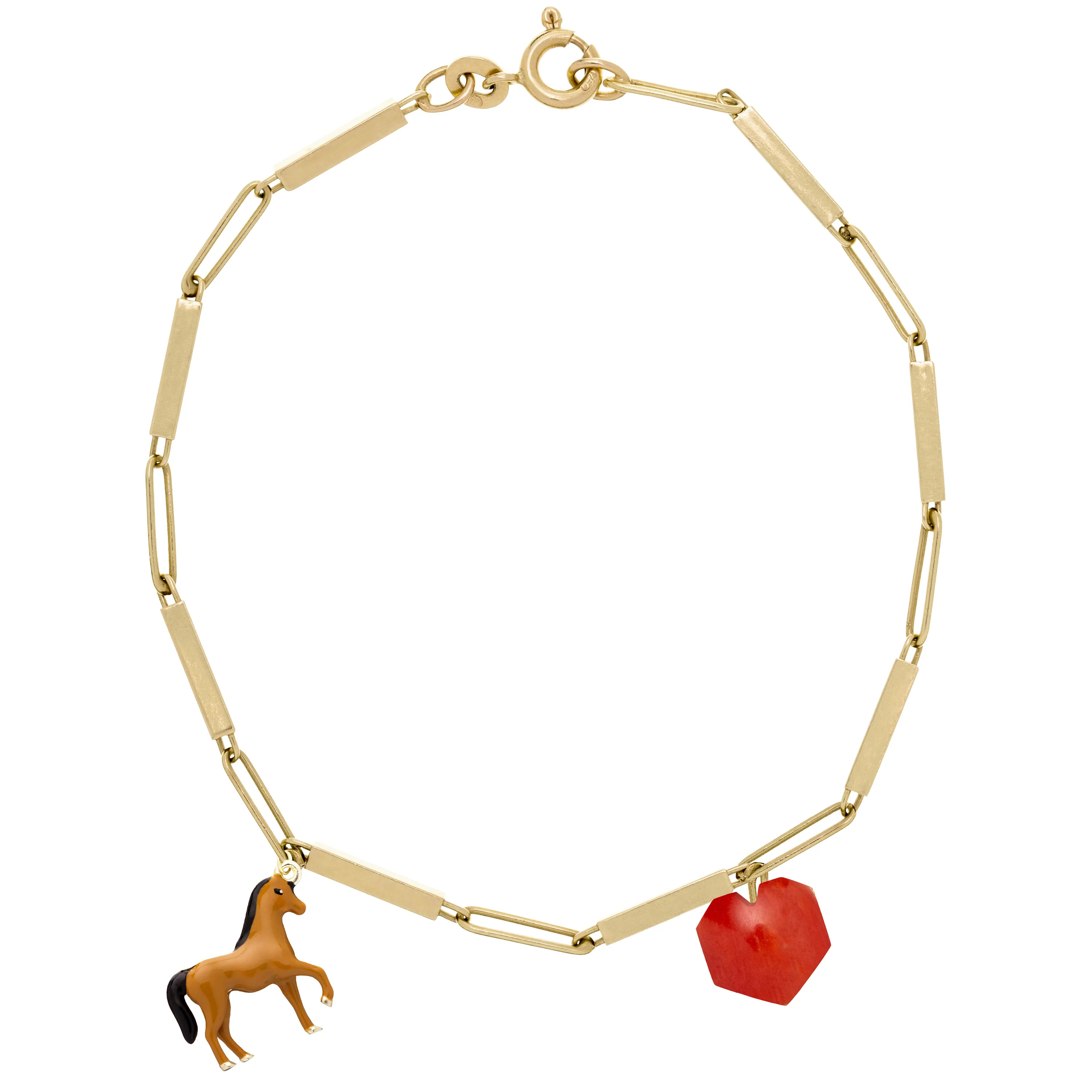 deco tubitos caballo bracciale