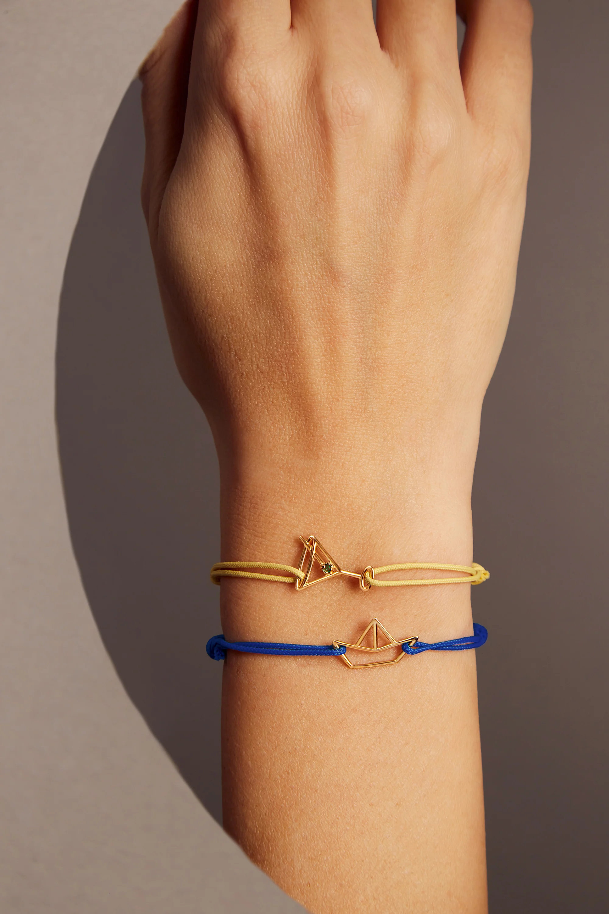 barquito bracciale cordino