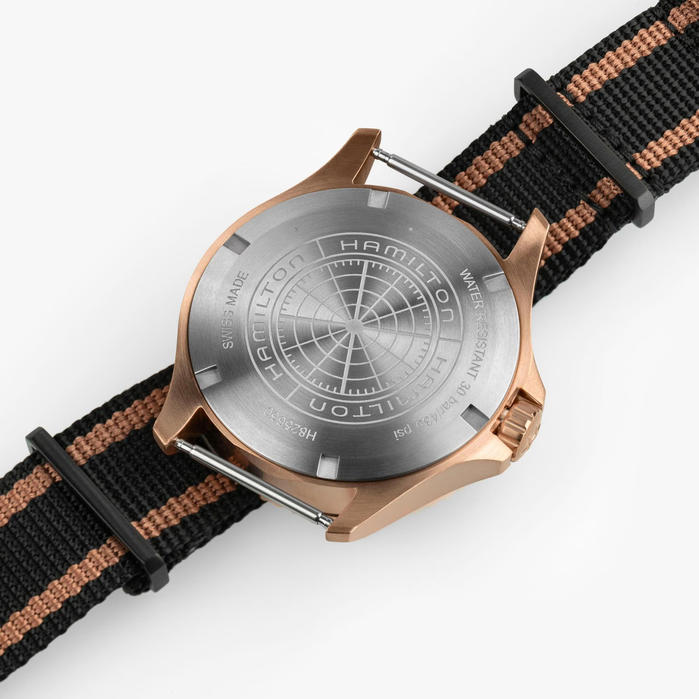 khaki navy scuba gmt automatic 43mm bronzo