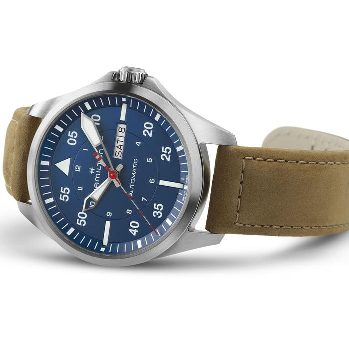 khaki aviation pilot day date auto - air-glaciers edition